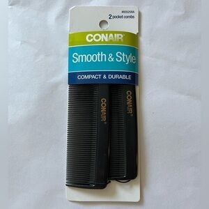 Conair 2 pocket combs smooth & style compact and durable